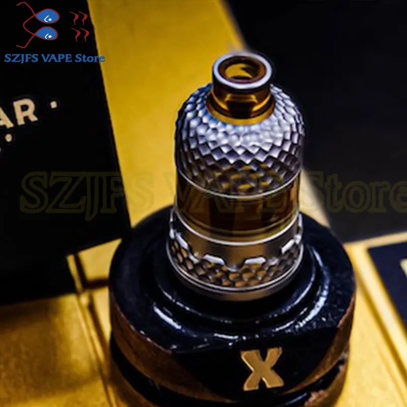 Online Hussar Projekt X Die Ende RTA 2 ml kapazität 316 ss aporizer einstellbare air flow tank fit 510 gewinde vape mods Einheit Phobia V2 RDA