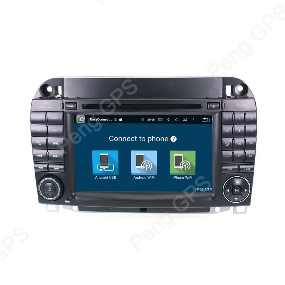 Cheap 2 Din 7 INCH Android 8.0 Car CD DVD Player 8 Core GPS Navigation for Mercedes Benz S-Class W220 S280 S320 S350 Stereo 1080P HD 3