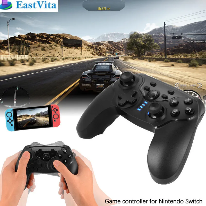 Беспроводной контроллер EastVita для Nintendo Переключатель джойстик геймпады Вибрация видео игровая консоль Тип C зарядный порт qkc