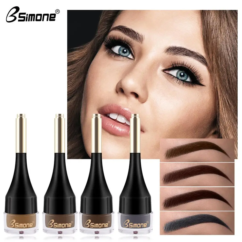 

4 Color Eyebrow Cream Enhancers Long-lasting Waterproof Air-cushion Eye Brows Gel Brown Tinted Eyebrows Gray Tattoo Eyes Makeup