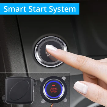 

Push Button Start Stop RFID Lock 12V Auto Car Alarm Engine Ignition Switch Keyless Entry System Starter Anti-theft System