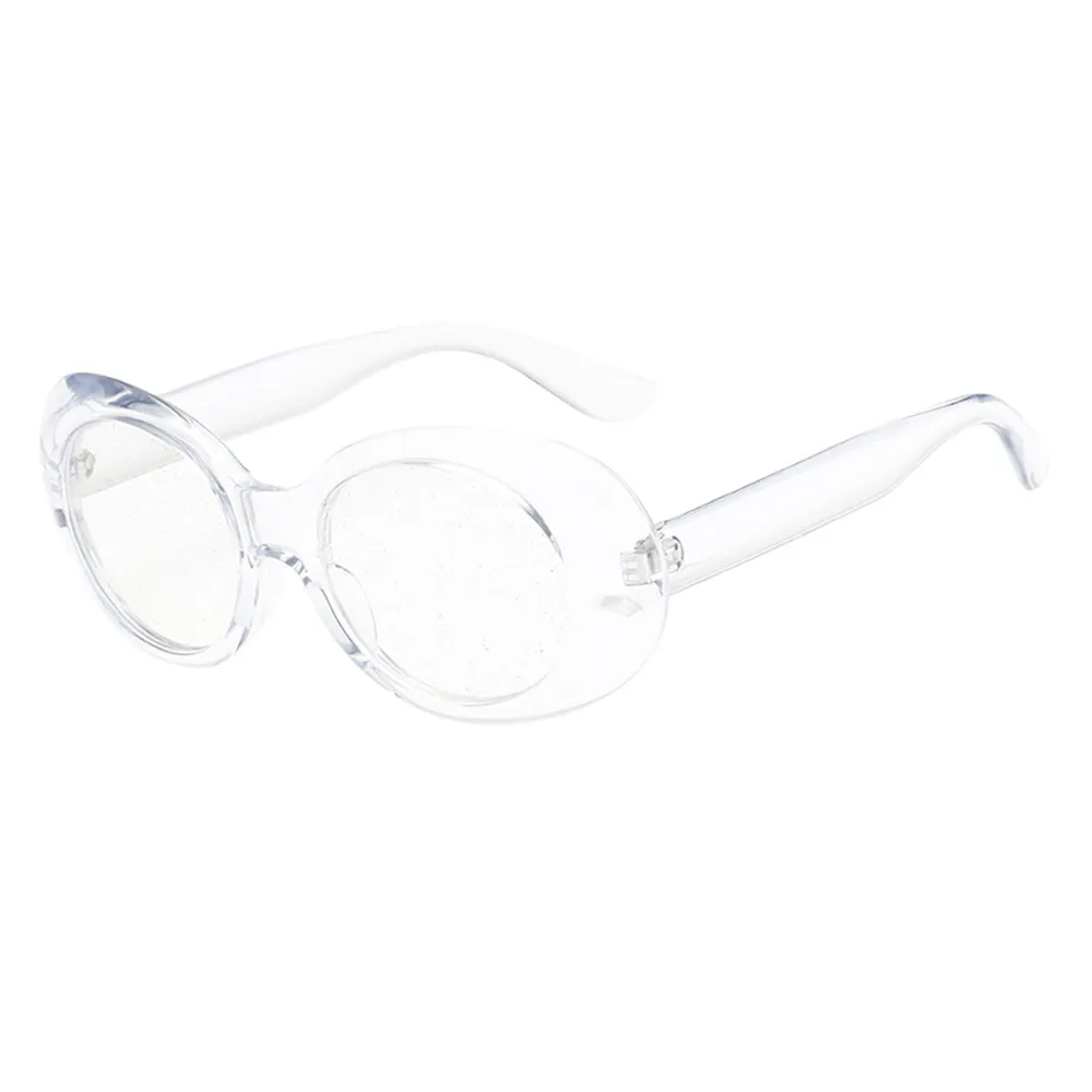 Женские и мужские большие овальные солнцезащитные очки с блестками, Винтажные Солнцезащитные очки, ретро очки# SMT0416