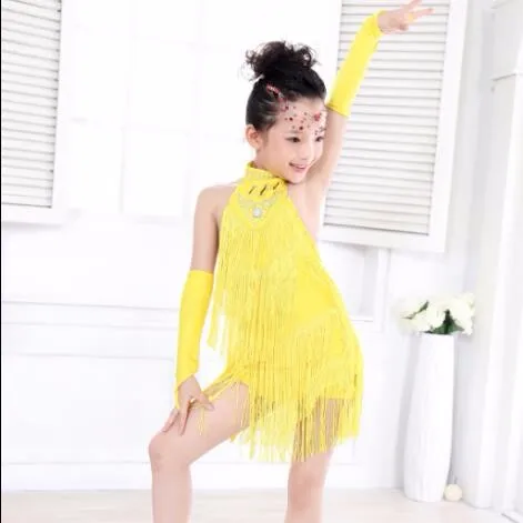 DB23918 fringe latin dress-7