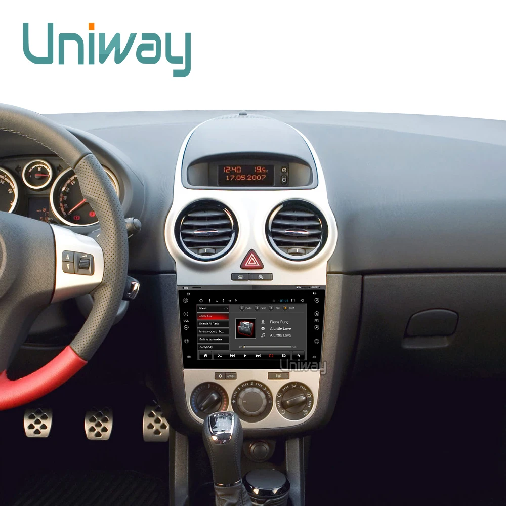 Discount uniway AOB7071 2G+32G android 8.1  car dvd for Opel Meriva Antara Zafira Veda Agila Corsa Vectra Astra H 2006 2007 2008 200 3