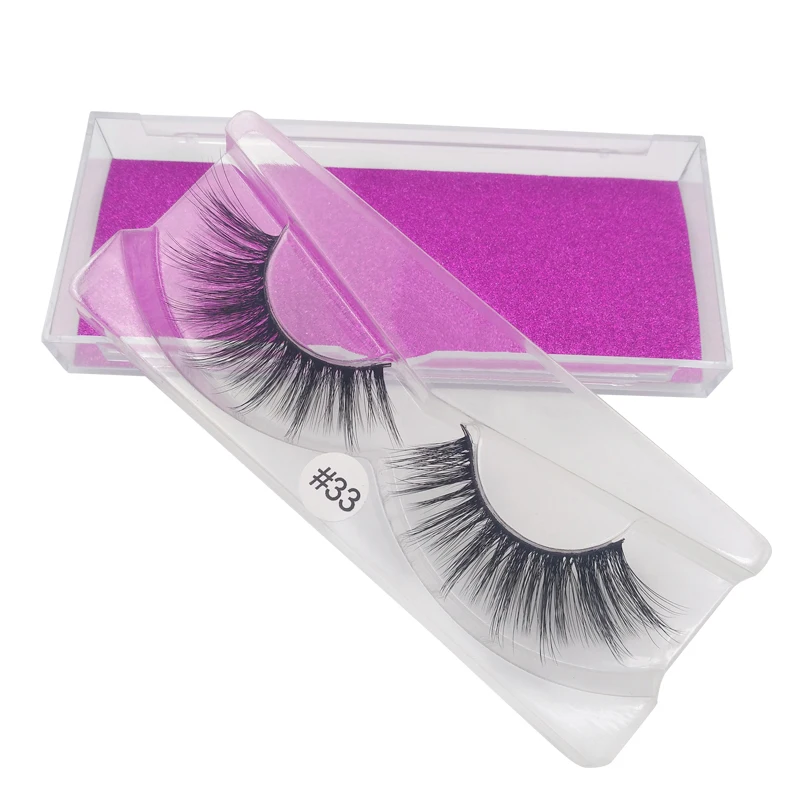 False Eyelashes 3D Mink Lashes Eye lashes Handmade Reusable Natural Long 3D Thick Mink Lashes False Eye lashes Extensions Makeup