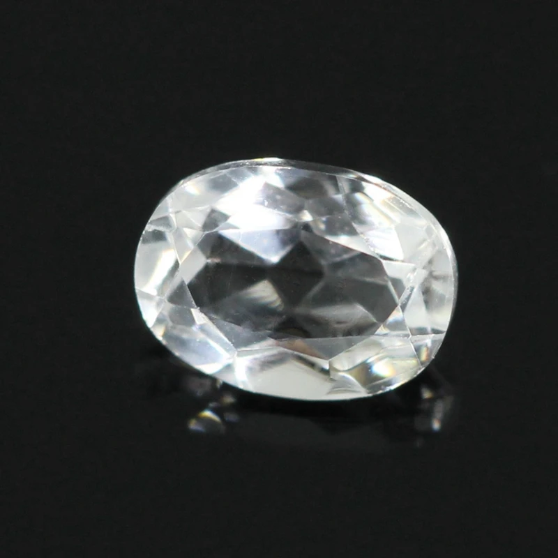 

White Topaz Gemstone Oval Shape Cut Loose Natural Stone Beads For Jewelry Making 2x3-10x14mm Free Shipping AAAAA Quality