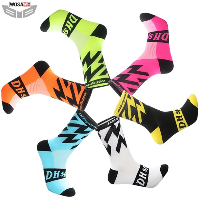 

Sports Motorcycle Socks Breathable Wicking Outdoor Skiing Running Basketball Football Motorcycle Bicycle mtb Road Bike Socks