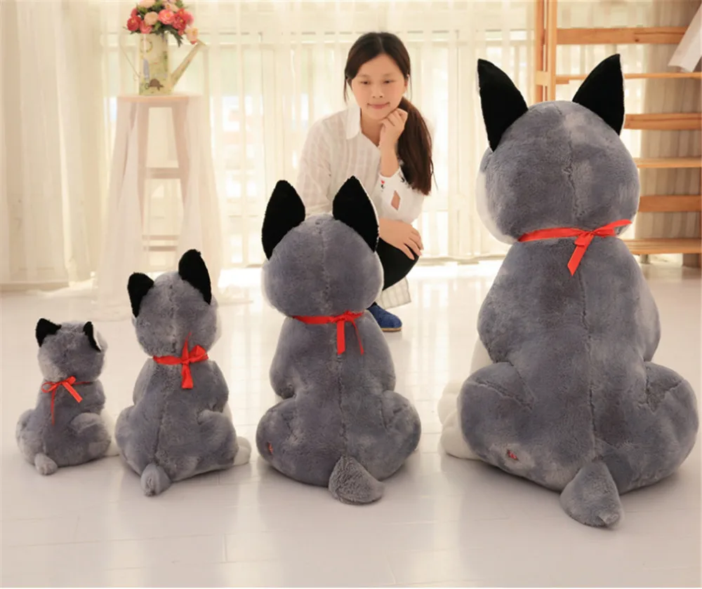 stuffed plush husky dog 7