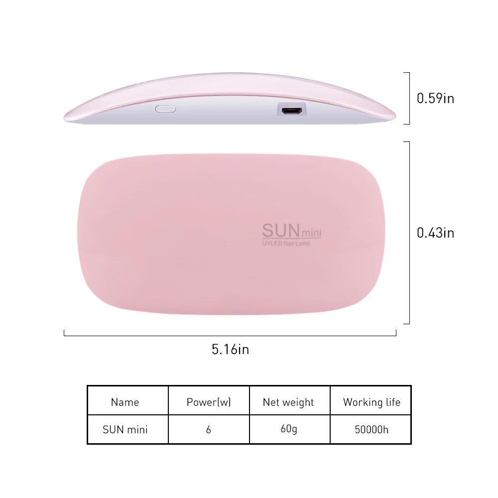 Modelones-SUNmini-6w-UV-LED-Lamp-Nail-Dryer-Portable-USB-Cable-For-Prime-Gift-Home-Use (1)