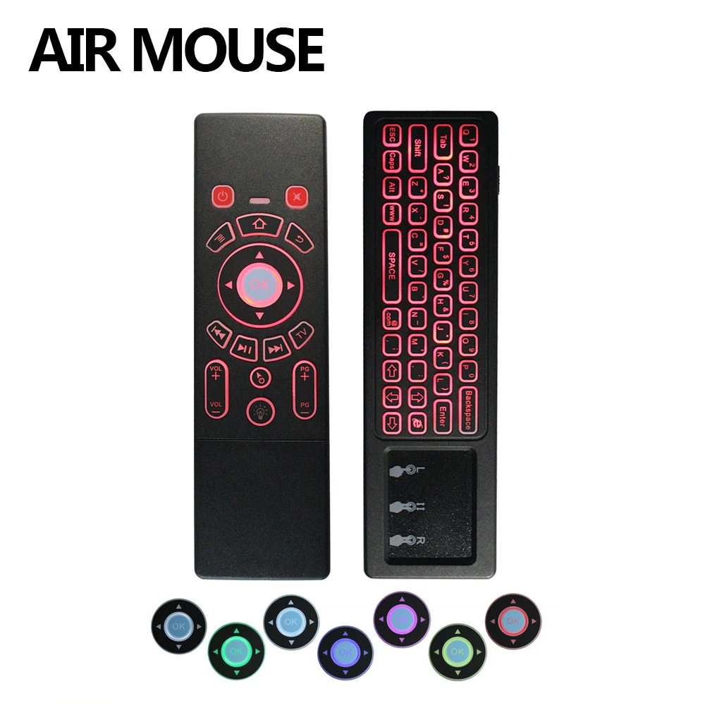 Новейший T6 Air mouse с беспроводной клавиатурой и тачпадом пульт дистанционного