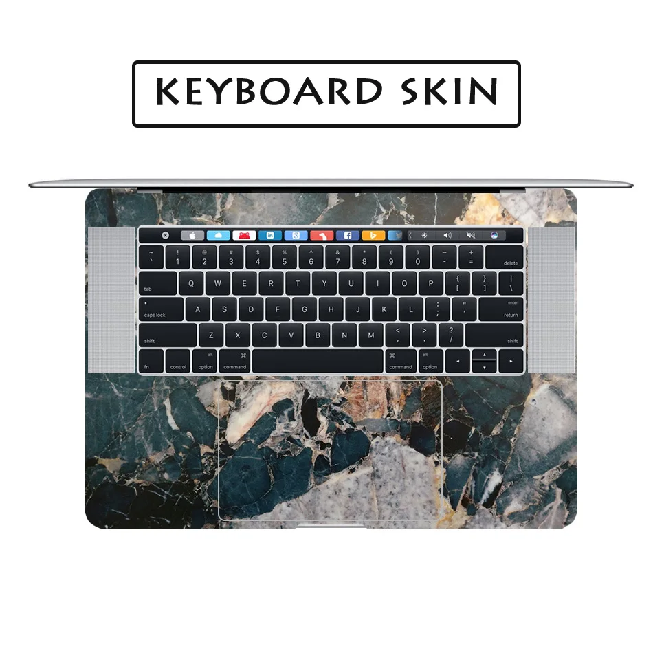 Смешанная мраморная текстура наклейка для ноутбука Apple Macbook Air Pro retina 11 12 13 15,6 дюймов Поверхность книга Mac ноутбук Полное покрытие кожа