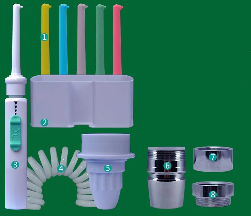 

Faucet Teeth clean Oral Dental SPA Water Flosser Jet Interdental Remove Debris Reduce Bacteria Tooth Cleaner Oral Care
