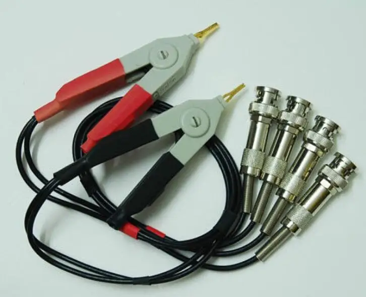LCR Meter Test Leads / LCR test Clip / Terminal Kelvin Test Wires w/4