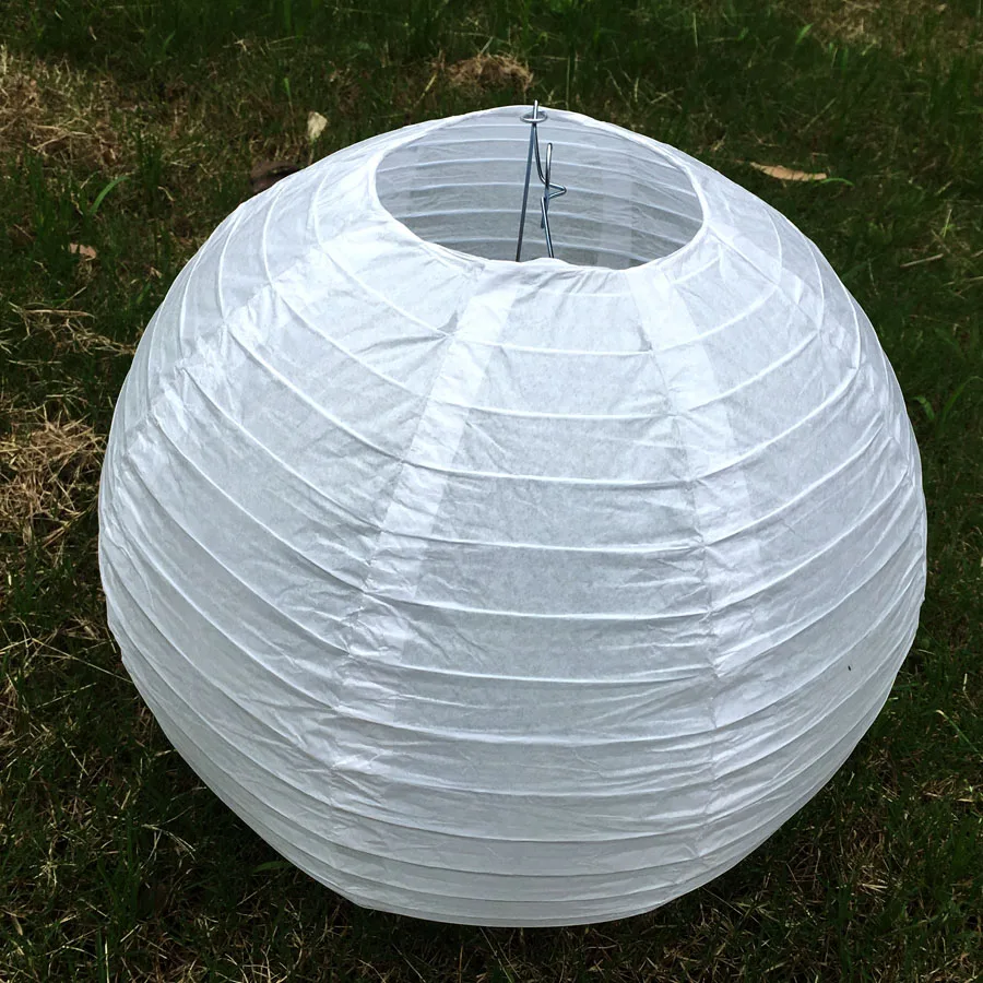 10pcs 12''(30cm) White Paper Lantern Round Lanterns Festival Wedding Party Decoration Paper