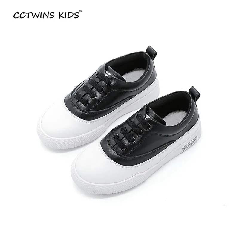 CCTWINS KIDS spring autumn children pu leather slip on for baby boy brand casual sneaker girl