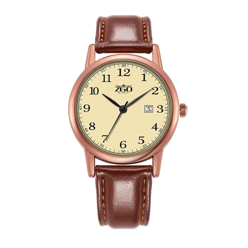 

Zgo New Women's Quartz Watches Ladies Designer Brand Luxury Female Watch Wrist Water Resistance Depth 3Bar Girl Clock Watch 215