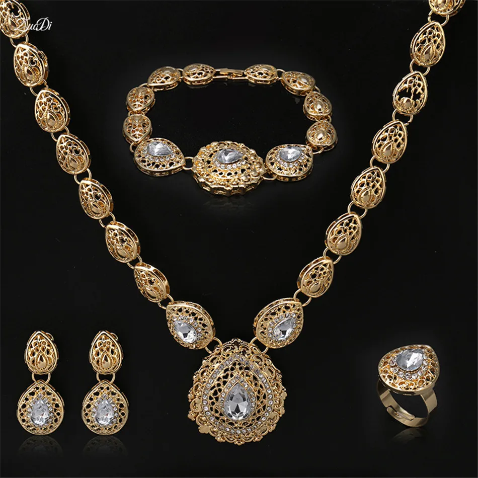 ZuoDi nigerian wedding woman accessories jewelry set fashion african beads jewelry set Wholesale