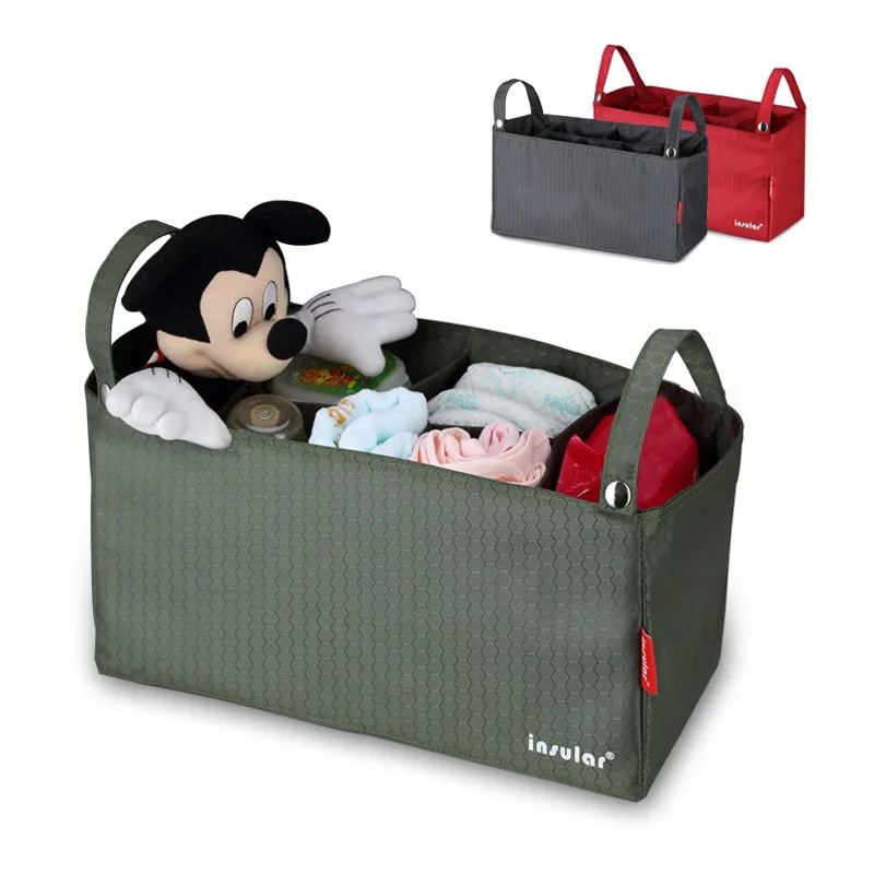 

Free shipping Insular 9 Colors Multi-functional Waterproof Diaper bag Mommy bag Baby Stroller bag Medium Size Nappy bag