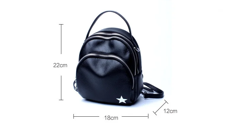 Shoulder Bags Female Travel Bag 2017 New Fashion Leather Bagpack Women Black Silver12