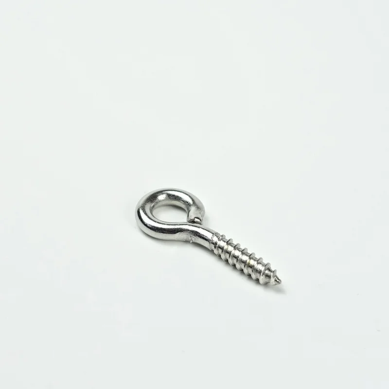 10PCS 30mm Eye Screw Bolt Hook 304 Stainless Steel Screw Eye DIY Rope
