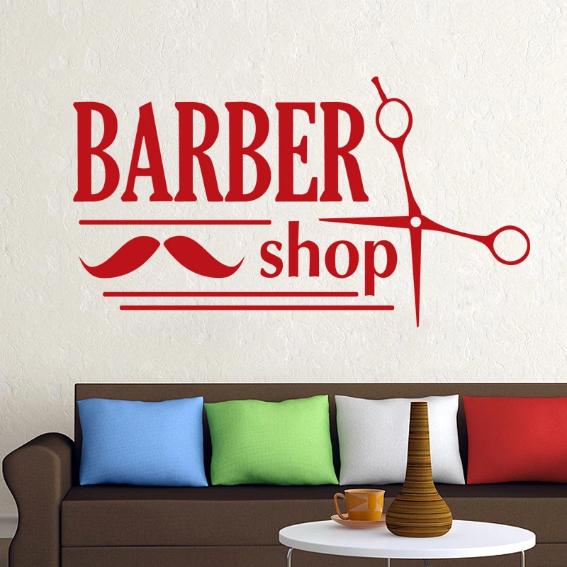 Buy DCTAL Man Barber Shop Sticker Shave Bread Decal