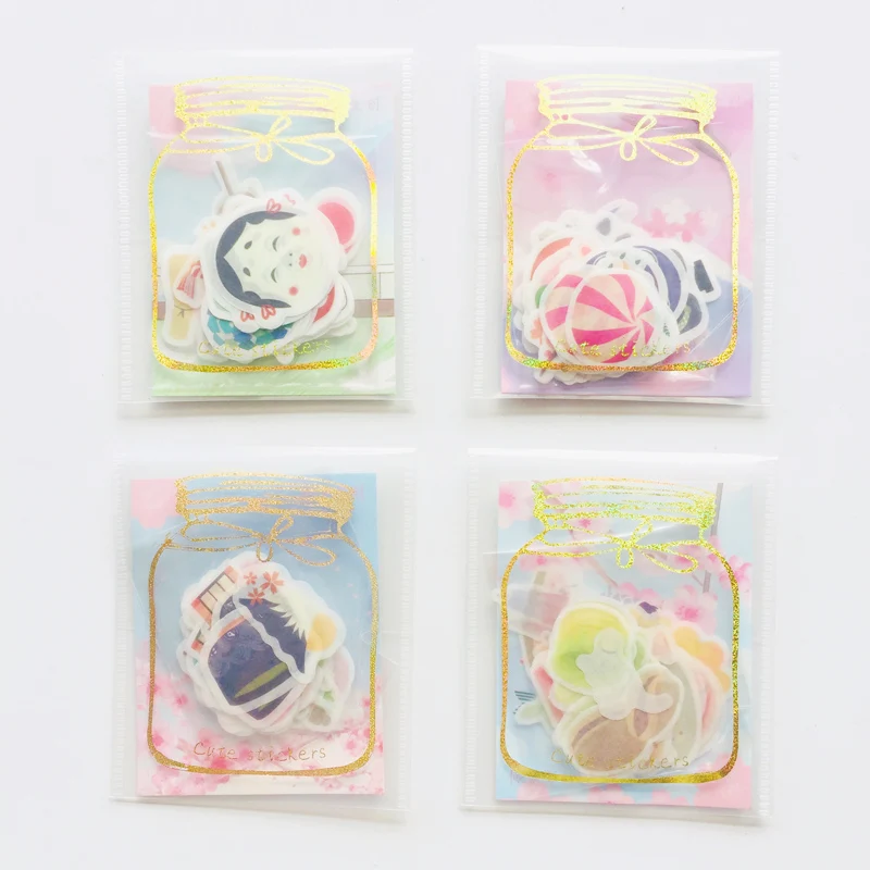 40 листов/сумка в японском стиле Sakara Fuji декоративные из рисовой бумаги наклейки Скрапбукинг DIY Дневник этикетка-наклейка