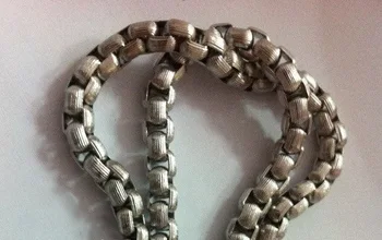 

7.0mm Pure 316L Stainless Steel Circle Necklace, Texture Oval Box style strong thick big Chain Necklaces , 50pcs/lot for Sale