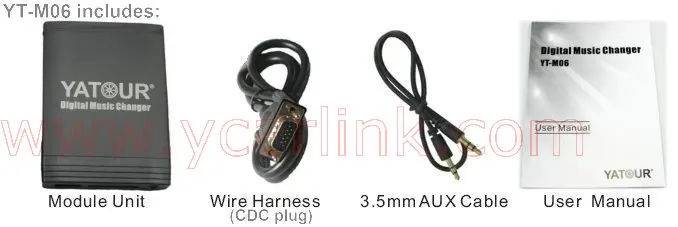 Цифровой CD USB sd-карта AUX Bluetooth changer эмулятор адаптер для нового Ford quadlock Fakra 12 pin 6000CD 6006CDC 5000C