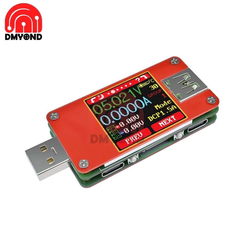

8-in-1 Type-c USB With Bluetooth Tester Digital Voltmeter Ammeter Current meter Battery Capacity Indicator for Car Power Bank