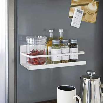 

Stainless Steel Bathroom Storage Shelf Punch-Free Kitchen Bathroom Toilet Wall Hanging Storage Rack