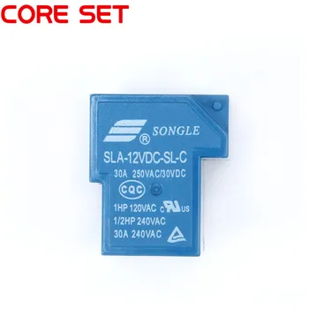 

10PCS/Lot 12V Power Relays SLA-12VDC-SL-C T90 Blue 12V 30A 6PIN New original