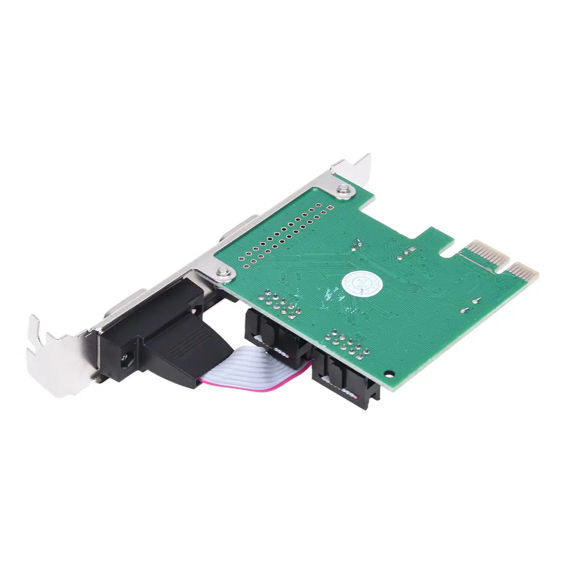 Двойной Порты 9-контактный последовательный RS232 DB9 PCI-E карта Com AC332