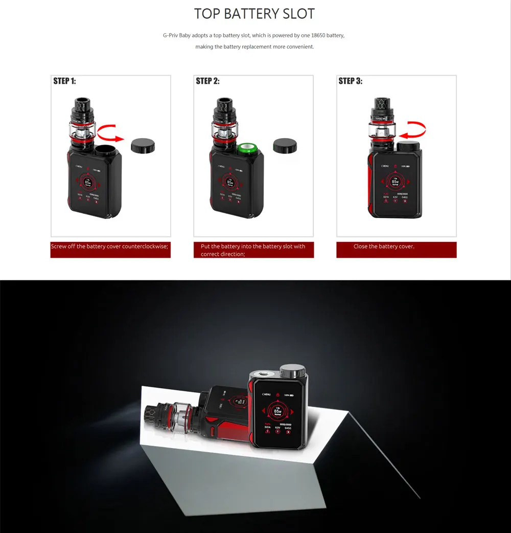 G-Priv-Baby-Luxe-Edition---SMOK<ALIMT >&reg;</ALIMT>-Innovation-keeps_10