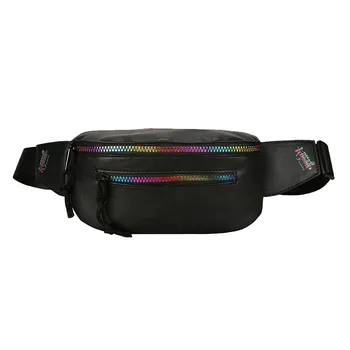

Holographic Fanny Pack Women Solid Waist Bag Female Belt Bag Ladies Laser Zipper Waist Packs Harajuku Chest Phone Pouch Bolsa