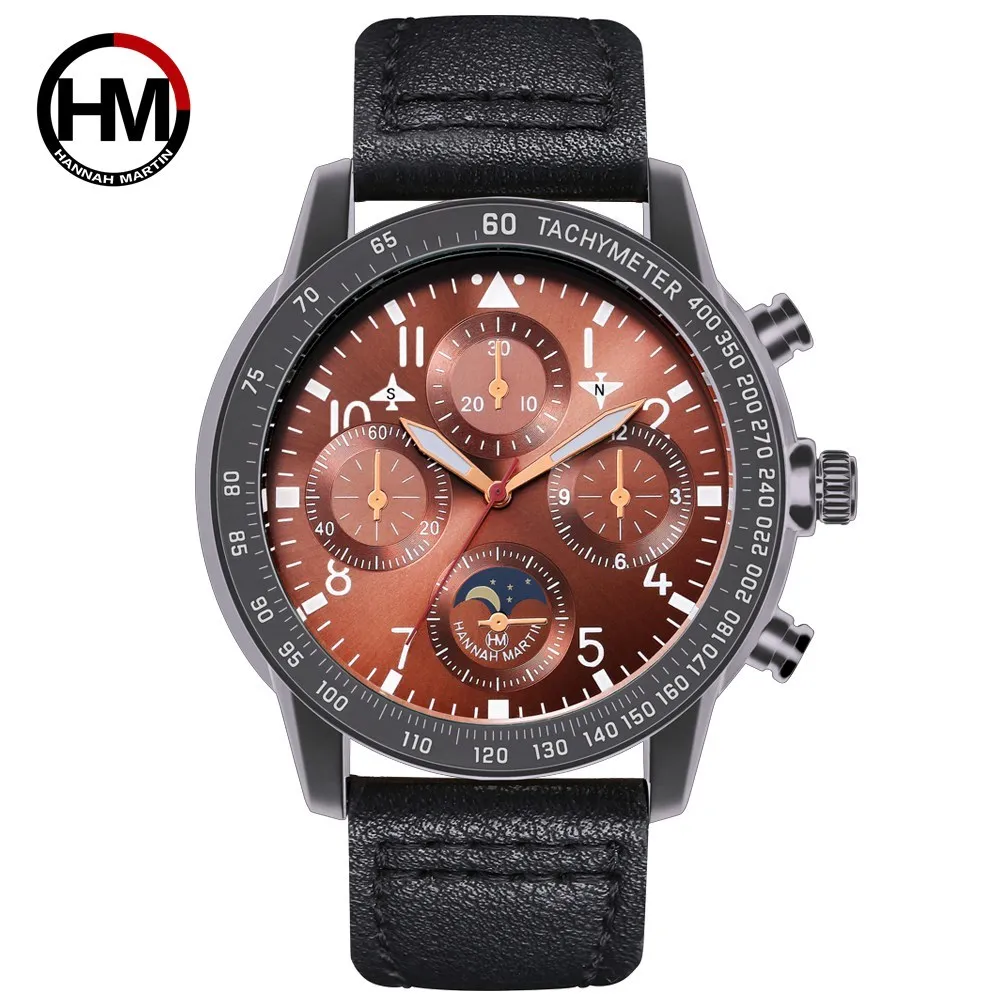 

zk30 2019 Men Military Sport Special Calendar Leather Strap Top Brand Luxury Casual Brown Clock Wristwatches Relogio Masculino