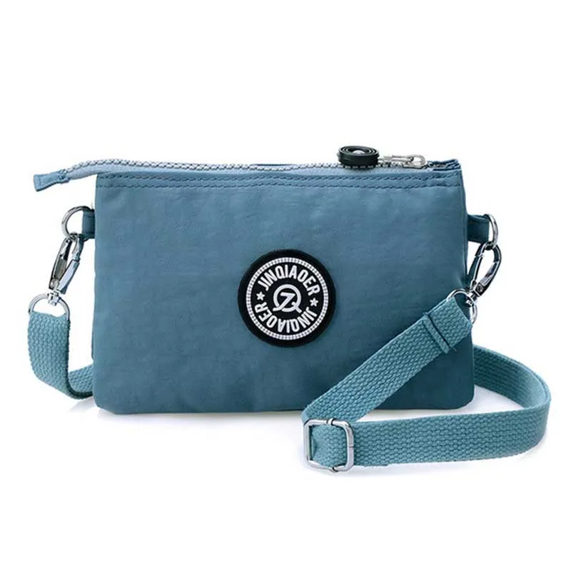 للماء الفاخرة النساء النايلون حقائب مخلب الإناث رسول عارضة صغيرة حمل Crossbody أكياس حقيبة كتف نسائية W753