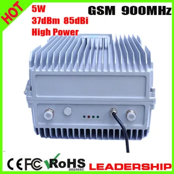 

Free shipping High Power GSM 900mhz 5Watts 37dbm 85dbi cellular mobile/cell phone signal repeater booster amplifier detector