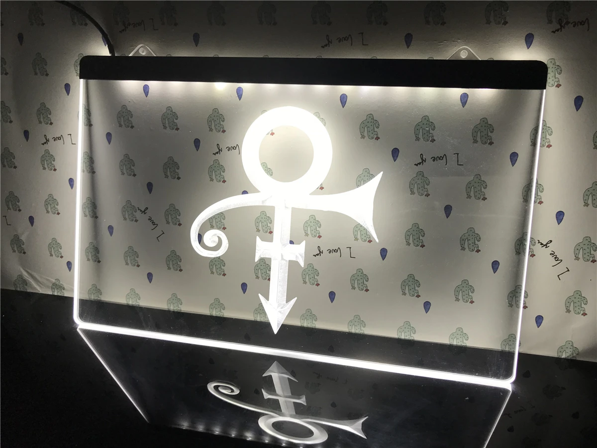 C199-с символом принца светодиодный неоновый знак