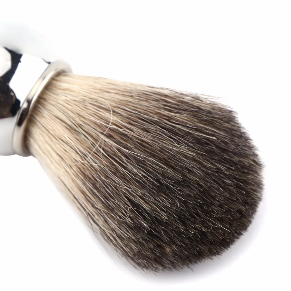 Сплав, кружка для мыла, чаша с крышкой+ серебряная ручка, искусственная щетка для волос, мужской набор инструментов для бритья