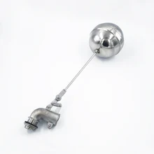 Плавающий клапан DN15 DN20 DN25 DN32 DN40 бак уровня жидкости металлический изгиб поплавковый клапан Корпус из нержавеющей стали 304