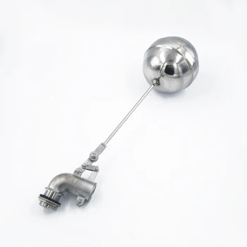 

Free Shipping Floating Valve DN15 DN20 DN25 DN32 DN40 Tank Liquid Level Metal Bends Float Valve Body Stainless Steel 304