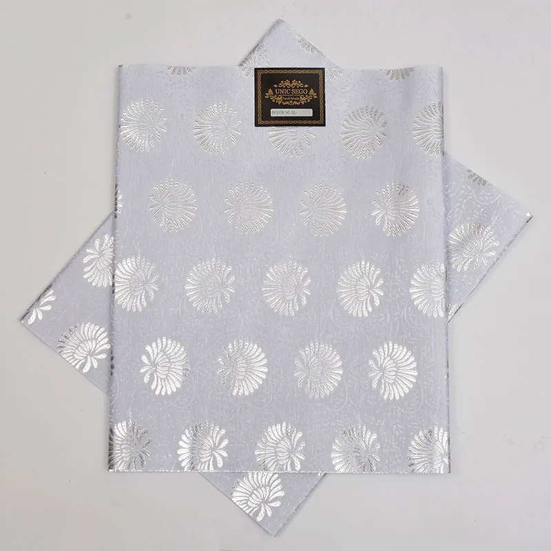 

SL-1529,New design,African sego headties,Gele & Wrapper,2pcs/set,High Quality,Many Colors Available,SILVER