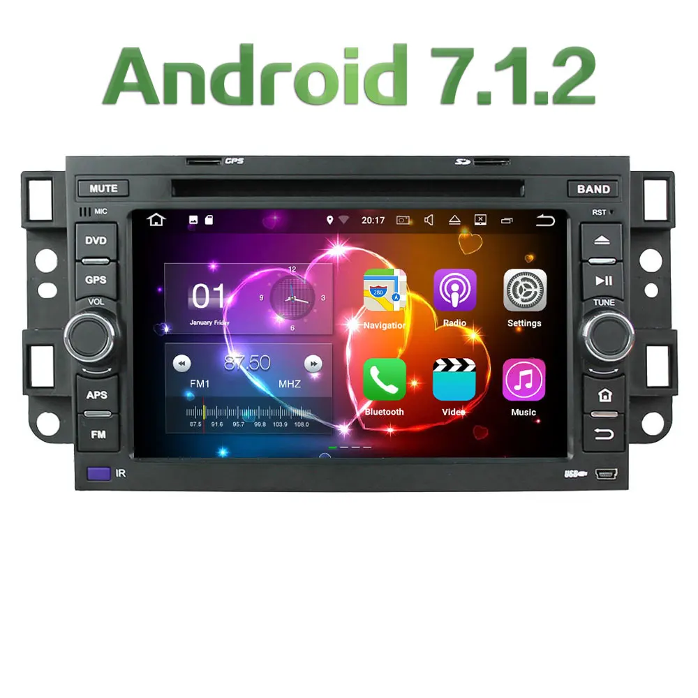 4G WIFI Android 7 1 2 2GB RAM DAB Car DVD font b Multimedia b font
