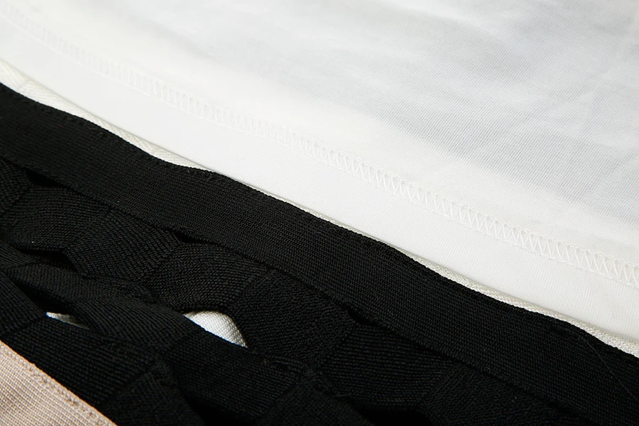 Русалка юбка для Для женщин новые летние пикантные повязки Высокая талия Юбки Дамы знаменитости Striped Midi Skirt красный черный, белый цвет