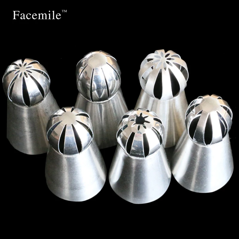 Aliexpress.com : Buy 6PCS Bakeware Sphere Ball Stainless Steel Icing