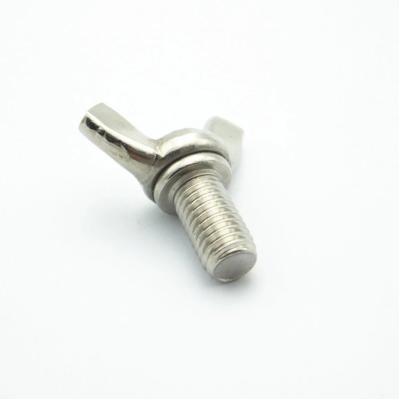 6mm 304 Stainless Steel Butterfly Bolt Wing Bolt Set Wing Nuts 8mm 10mm