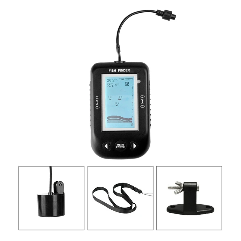 

HOT-Outdoor Fishing Detector Xf02 Portable Fish Finder Deep Fish Finder Wireless Echo Sounder Alarm 0.6-100M Depth Fish Finder