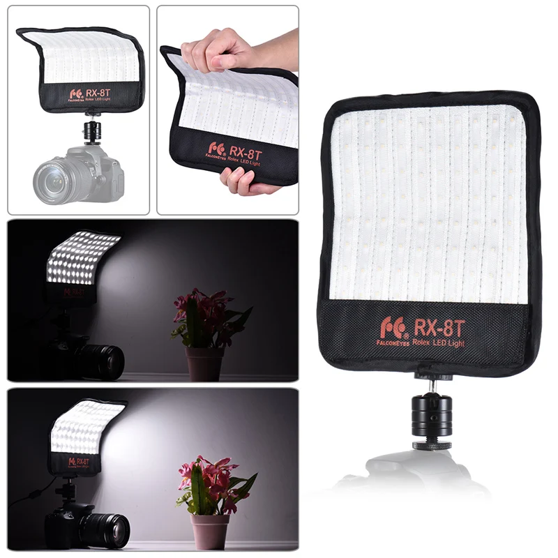 FalconEyes RX-8 16W Mini LED Video Light 5600K CRI94          