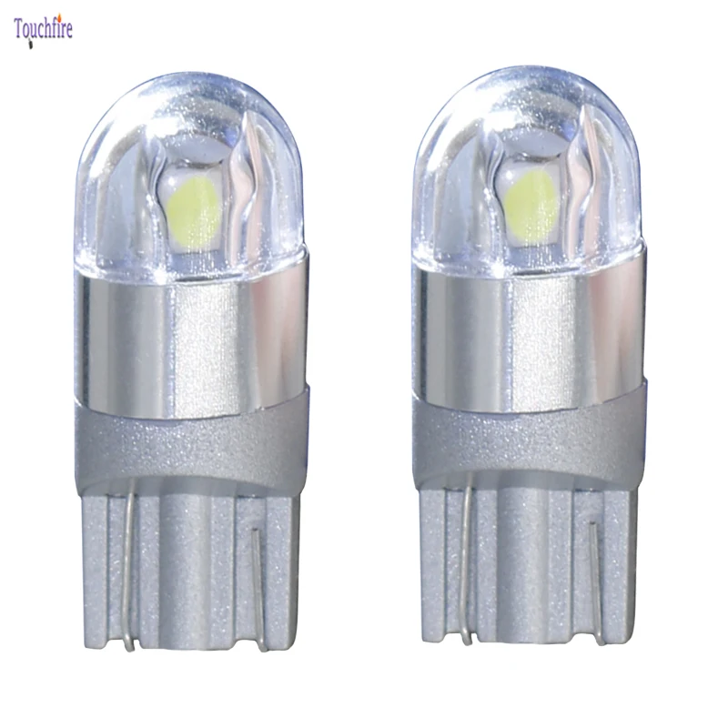 10 шт. T10 W5W 194 Автомобильная Лампа 3030smd 2LED для внутреннего чтения номерного знака, купол, боковой маркер, положение авто, светильник, белый, голубой, красный