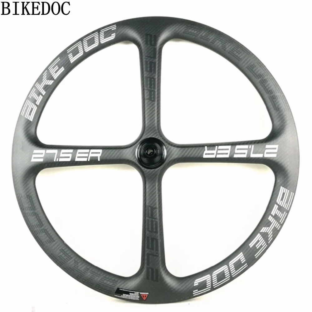 BIKEDOC 650B углеродный MTB Wheelset китайский стикер 4 спицевое колесо|Велосипедное колесо|
